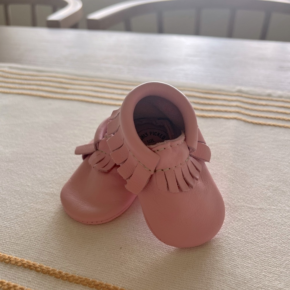 Freshly Picked Infant Moccasins 🩷